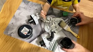 Реставрация и перекраска сталинского светильника.КОНКУРС для подписчиков!!!restoration marisweethom