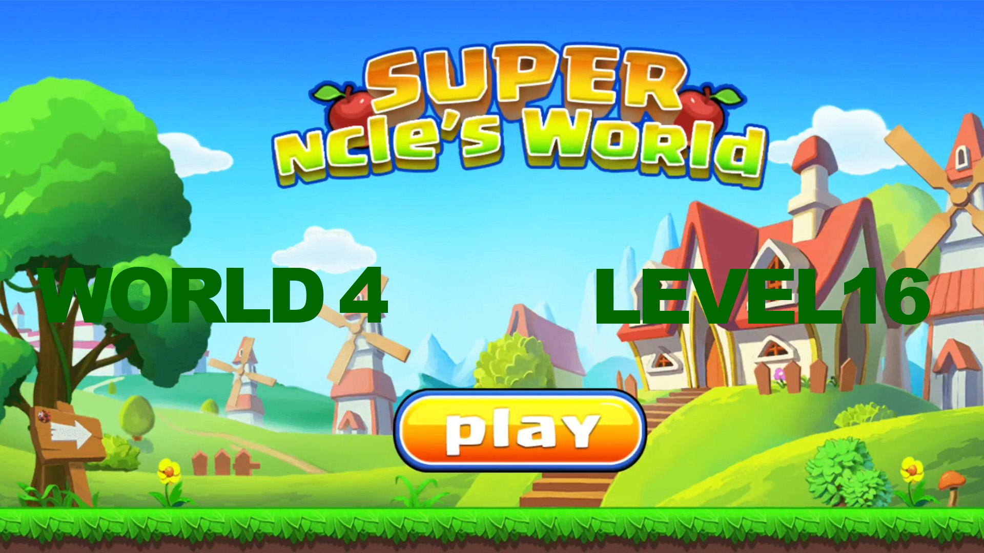 Super ncle's  World 4. Level 16.