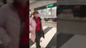 Обзор по аэропорту Шереметьево терминалов B зона прибытие