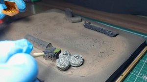 Подробный видео гайд по покраске и визерингу не сложной диорамы!