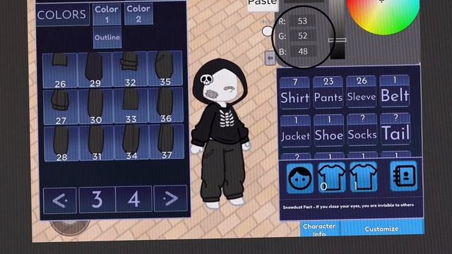 Tutorial on how to make this outfit in Gacha online - ☆