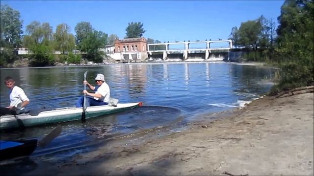 пгт. Кириковка - г. Полтава, сплав на байдарках, май 2013 года (часть 6) смотреть онлайн