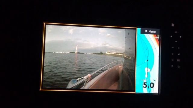 Подключение камеры ночного видения к эхолоту Lowrance для перемещения на лодке ночью смотреть онлайн