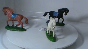 Солдатики Игрушки Индейцы Ковбои ГДР . Лошадка №314. Toys soldiers .Wild West . Indians / Cowboys