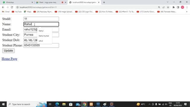 Update Query with Java, JDBC, Tomcat, MySQL смотреть онлайн