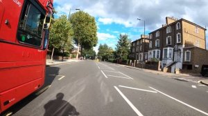 London Cycling Turnham Green to Shepherd`s Bush 4k