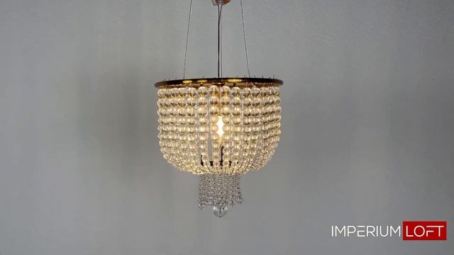 Потолочная люстра JACQUELINE WHITE SCONCE brass смотреть онлайн