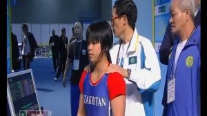 Тяжелая алетика - Зульфия Чиншанло . Коян . ЧМ 2009 .