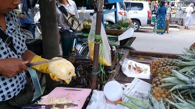 Как резать ананас смотреть онлайн