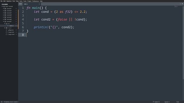 Rust Tutorial #7 - Conditions and Control Flow (if/else if/else)
