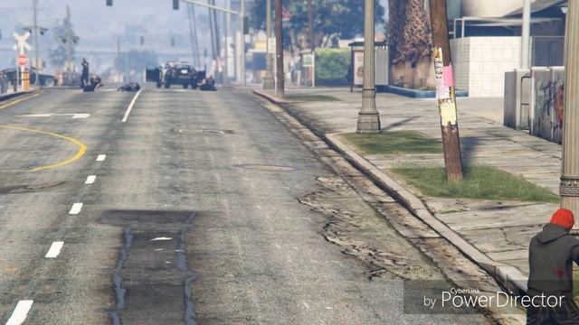 GTA 5 rockstar editor test(Gangsters vs cops) смотреть онлайн