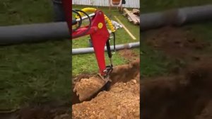 мини экскаватор А23-М в работе, видео от покупателя.