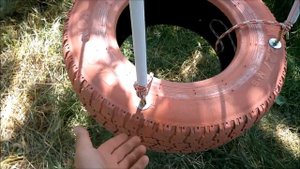 Сделай сам - детские качели из автомобильной покрышки/ блог Маши/Новая Жизнь