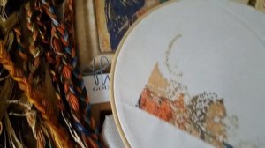 Как я вышиваю икону от Теа Гувернер, мои удобства. Рукодельная неделя. Стар Ворс Димсеншенс