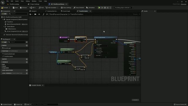 Смена персонажа на статик меш |  Механика игр Прятки на Unreal Engine 5 (UE5)