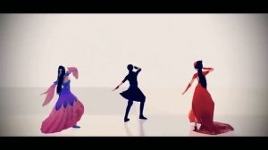 Расколотая битвой синева небес// танец.