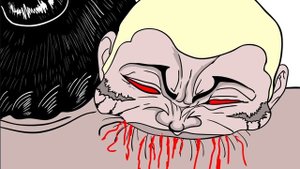 Jack Hanma vs Sukune Fananimation ( full fight) Джек Ханма против Сукуне