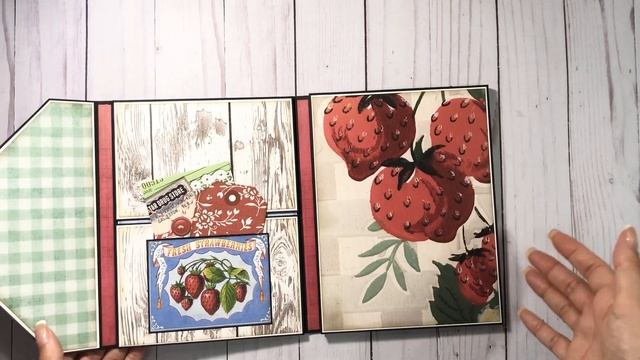 CCC DT Folio & tutorial on 49 & Market Folio Kit | Simple Stories Simple Vintage Berry Fields смотреть онлайн