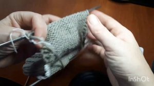 Вяжем носки. Свяжем паголенок и пятку