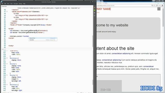 How To Learn Web Development Free, HTML CSS course, JavaScript to Hide and Show Elements