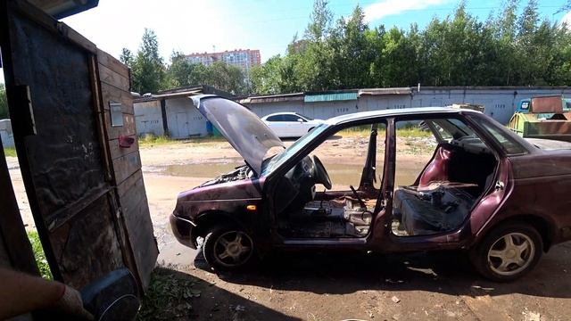 Начало восстановления Лады Приоры. Из утиля в идеал.