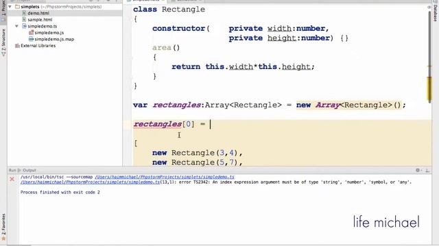 The Array Generic Class in TypeScript