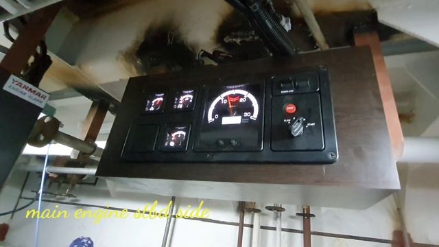 start up main engine tug Marina 2245 || Yanmar 6ey17w смотреть онлайн