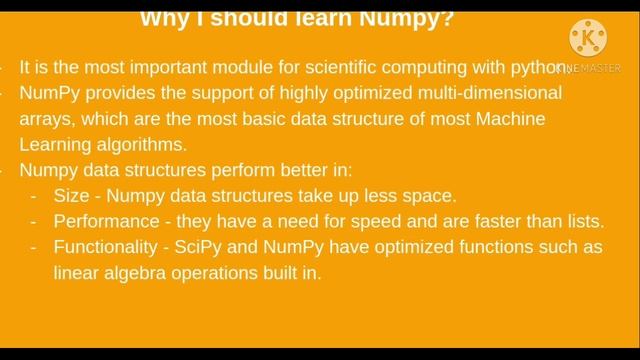 Numpy Tutorial - 1 : Introduction