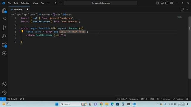 How to Become a Connect  PostgreSQL Database on Vercel  with Next JS 13