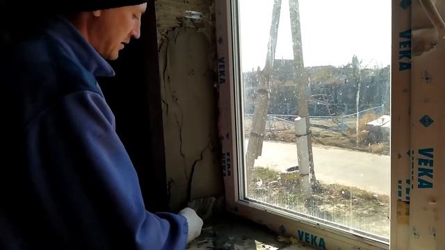 штукатурка откосов по шаблону(без маяков)