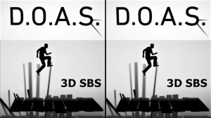 D O A S  3D video SBS VR box google cardboard