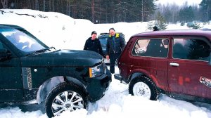 ЖЕСТКАЯ Оффроад ЗАРУБА! Рендж Роверы тормозили Нивами!! Сидели ВСЕ!!