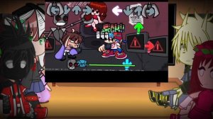 Fnf reacts to termination gacha club version