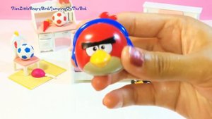 Five Little Angry Birds Jumping On The Bed Lollipop Slime Nursery Rhyme By Little Baby Paws