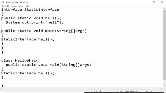 Static method in Interface java 8 in hindi || what is static method in interface in java?