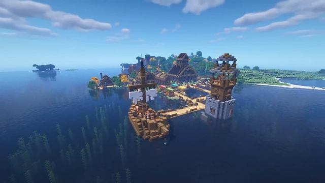 Minecraft Village Transformation Timelapse [Minecraft Plains Village] смотреть онлайн