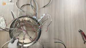 SPRING 120W - 2022 Хром - сборка потолочной светодиодной люстры c пультом от Estares.