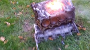 2KG THERMITE VS ENGINE BLOCK