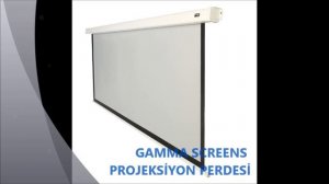 Gamma Screens Projeksiyon Perdesi Detay Fotoğrafları