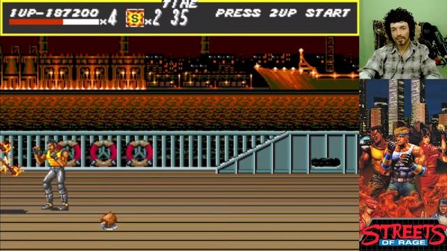 Streets of Rage 1 на SEGA полное прохождение смотреть онлайн