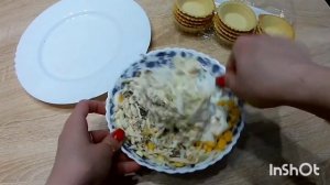 Тарталетки с необычной начинкой