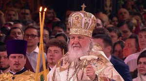 Запись трансляции Патриаршего Рождественского богослужения из Храма Христа Спасителя