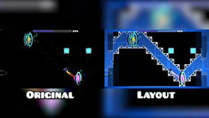 "Silent Clubstep" Original vs Layout | Geometry Dash Comparison