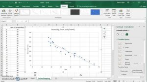 Creating Scatter Diagram in Microsoft Excel 2016 (Office 365)