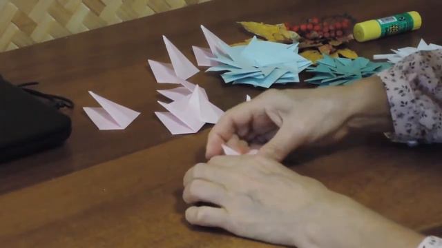 Майстер-клас з виготовлення моделі оригамі "Зірочка з модулів"