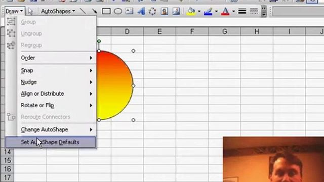 Excel - Setting Shape Defaults in Excel - Episode 404