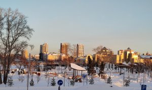 Челябинск. Зимний город. 09.02.2024г. ВИА-Пламя. Белым снегом.