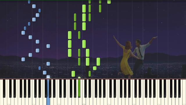 La La Land - Another Day of Sun - Piano tutorial (Synthesia)