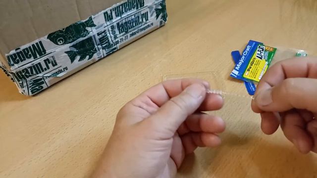 Распаковка посылки с силиконовой приманкой Major Craft Para Worm Aji-Flat по заказу Fmagazin смотреть онлайн