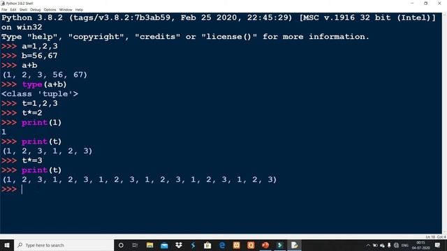Python tutorial-16|| tuple functions || for absolute beginners ||updated version